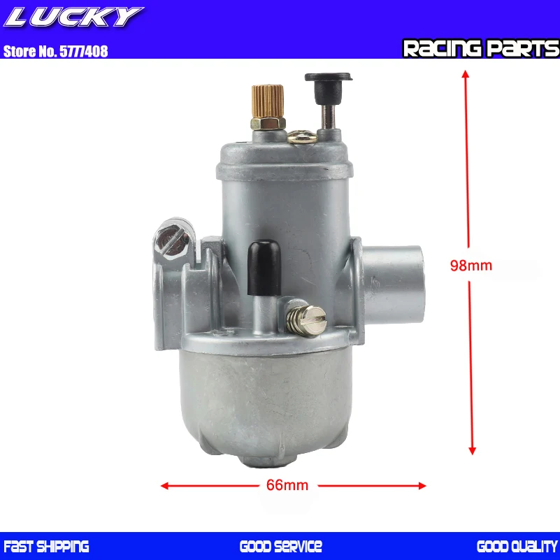 

Moped 15mm Bing Style motoecycle Carburetor for puch Maxi Sport Luxe Newport E50 Murray