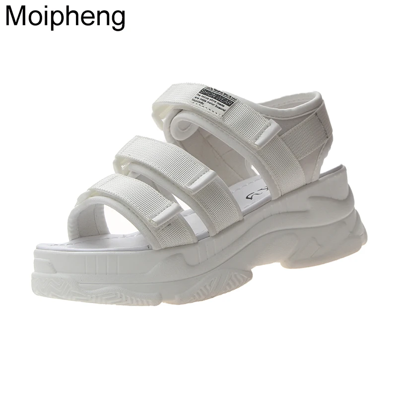 Сандалии гладиаторы Moipheng женские на платформе модные пляжные босоножки