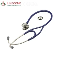 ce certificated professional stainless steel stethoscope streamlined shape cardiology lcck ss757pf