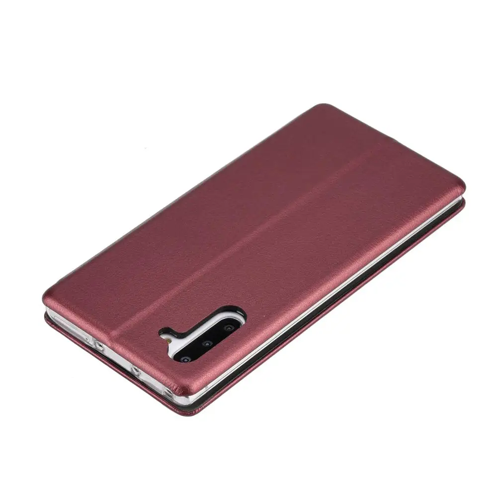 Кожаный чехол-книжка OTAO для samsung Note 9 10 Pro S9 S10 Plus магнитный чехол Galaxy A50 A70 A80 A10 A20
