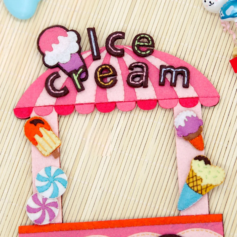 Швейного искусства переключатель Стикеры фетровые украшения стены Дети салон