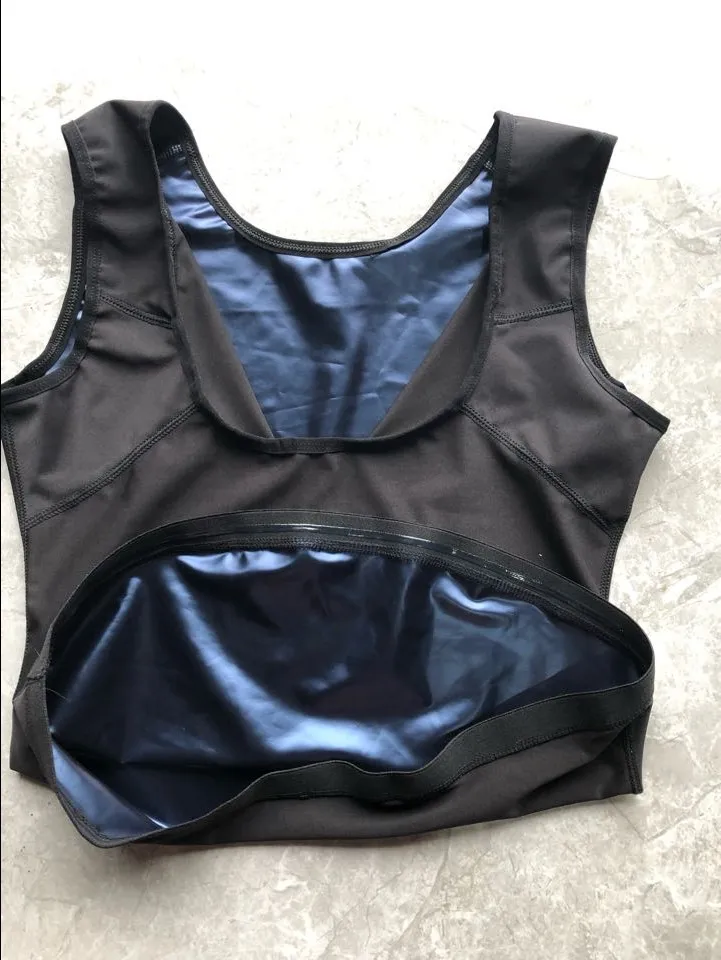 

Women Thermo Shirt Sweat Sauna Tank Tops Body Shapers Waist Trainer Slimming Vest Fitness Shapewear Belt Body ECMLN Dropshing