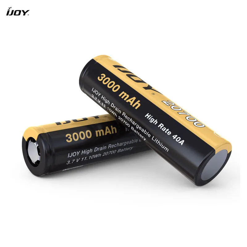 Оригинальный аккумулятор IJOY 20700 емкость 3000 мАч 3 7 в 40 А для Dual Box Mod вейп