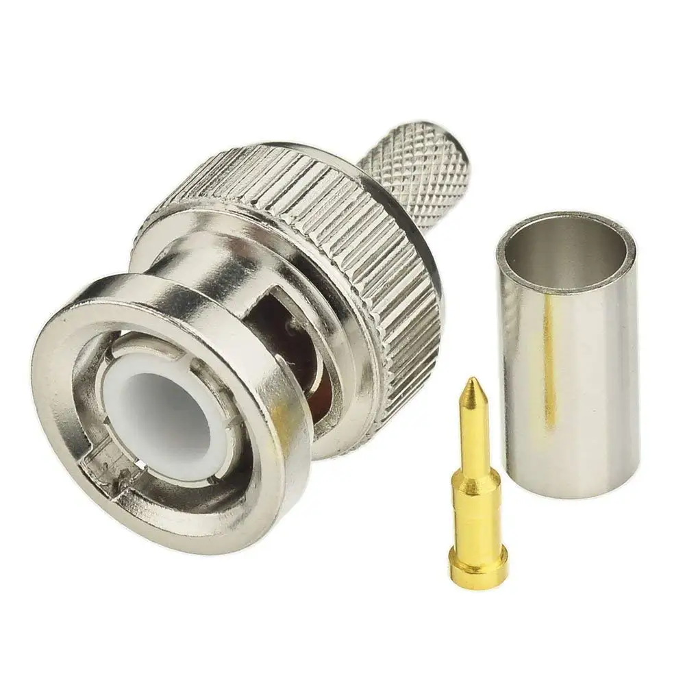 ANPWOO 10Pcs Crimp Type security system BNC Connector | Безопасность и защита