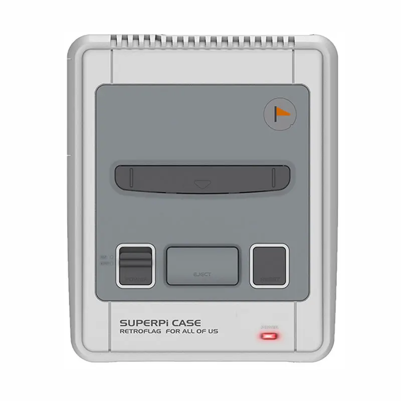 Retroflag SUPERPi CASE J snes игровой Картридж с охлаждающего вентилятора + радиатор для Raspberry