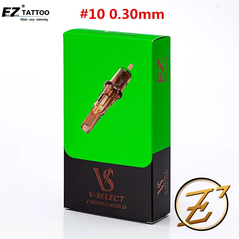 EZ V выбор иглы для картриджей татуировок #10 0 30 мм Magnum M1 одноразовые стерильные