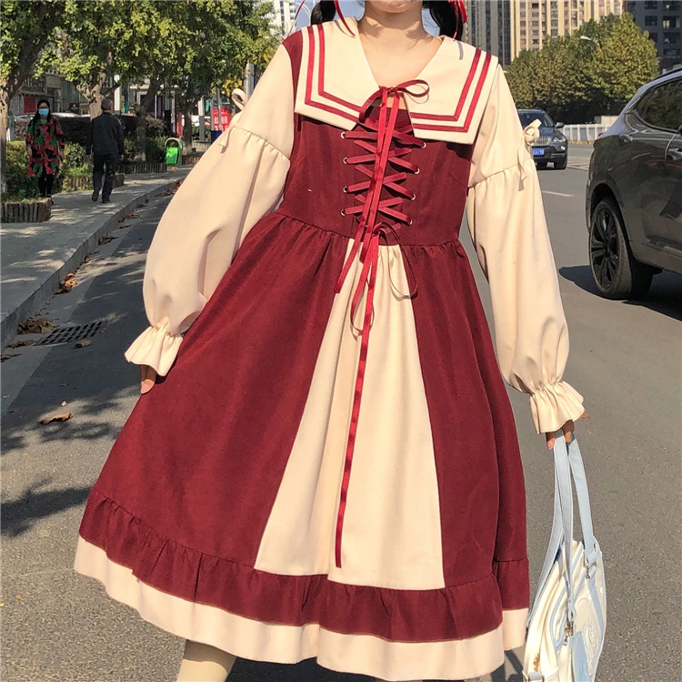 KYQIAO костюмы для косплея девушки из Мори осень весна в японском стиле милое