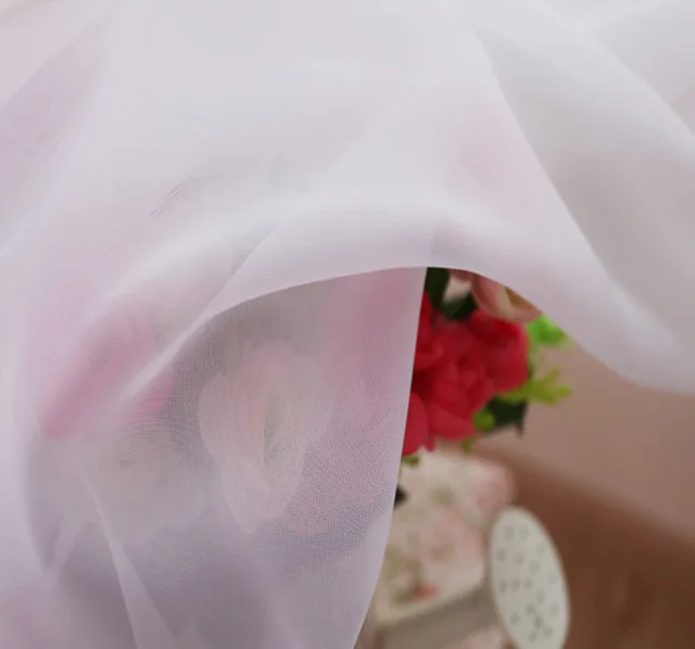 white tulle Европейская роскошная Толстая наполовину затеняющая занавеска s для гостиной спальни занавеска из тюли с вышивкой Роскошный домашний декор M127#4 - Цвет: white tulle