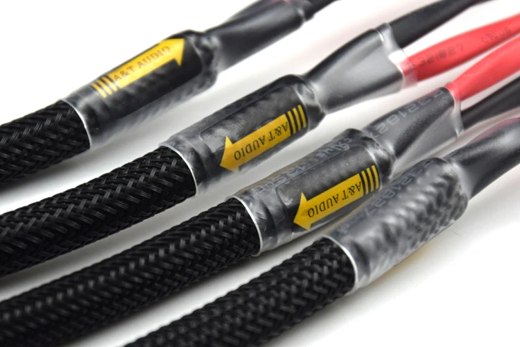 

1 Pair Hifi Speaker Cable High Performance 4N OFC Fever Audio Line Banana Head Male to Banana Head Male