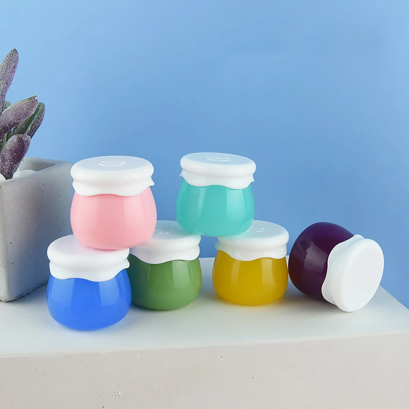 

10g Colorful Portable Cosmetic Sub-bottle Acrylic Fruit Jam Bottle Face Cream Cream Bottle Sub-box