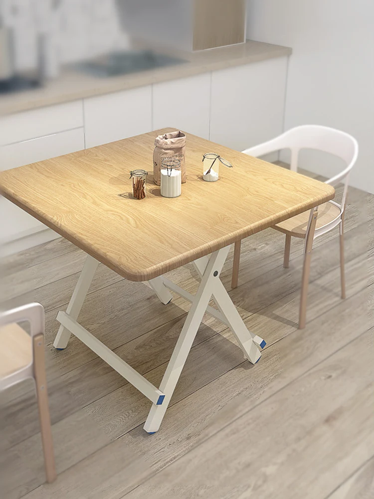Складной кухонный обеденный стол домашний учебный письменный журнальный столик