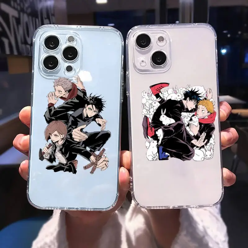 

Cartoon Jujutsu Kaisen Phone Case for iphone 13 12 11 pro max mini 6 6s 7 8 plus SE2020 X XR XS shell iphone 13 pro max case