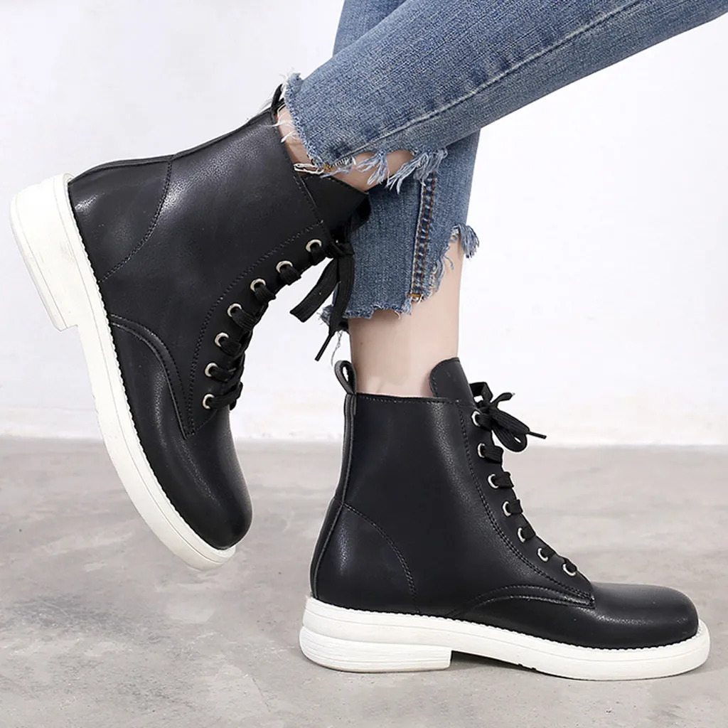 Новинка женские Ботинки Martin ботинки в британском стиле классические