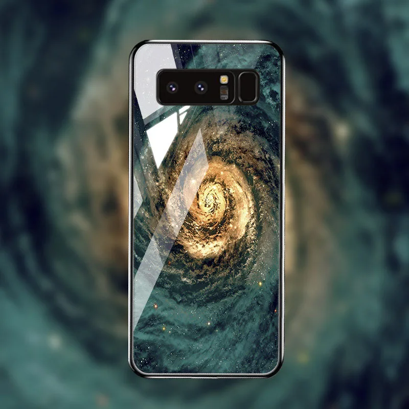 M040 Чехол из закаленного стекла для samsung Galaxy Note 8 10 чехол s Star Space samsung S10 S8 S9 Plus S10e Lite J2 Core Prime Чехлы бампер - Цвет: M040