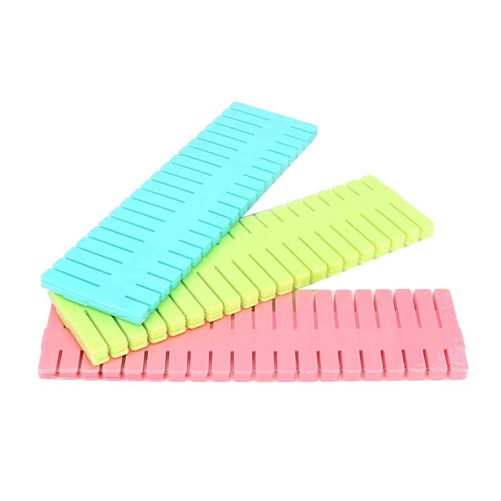 

Drawer Wardrobe Clapboard Partition DIY Grid Drawer Separator Divider 4 pcs/set Adjustable For Underwear Socks Storage Organizer