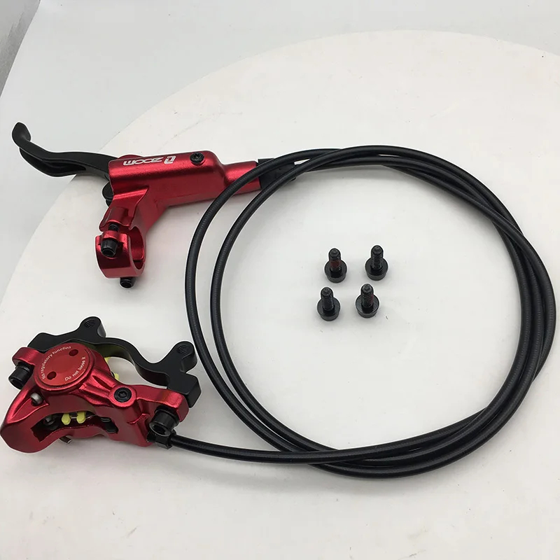 Red rear only Zoom HB-875 тормоз велосипед mtb Гидравлический дисковый тормоз набор зажим горный велосипед тормоз лучше, чем M395 M447 - Цвет: Red rear only