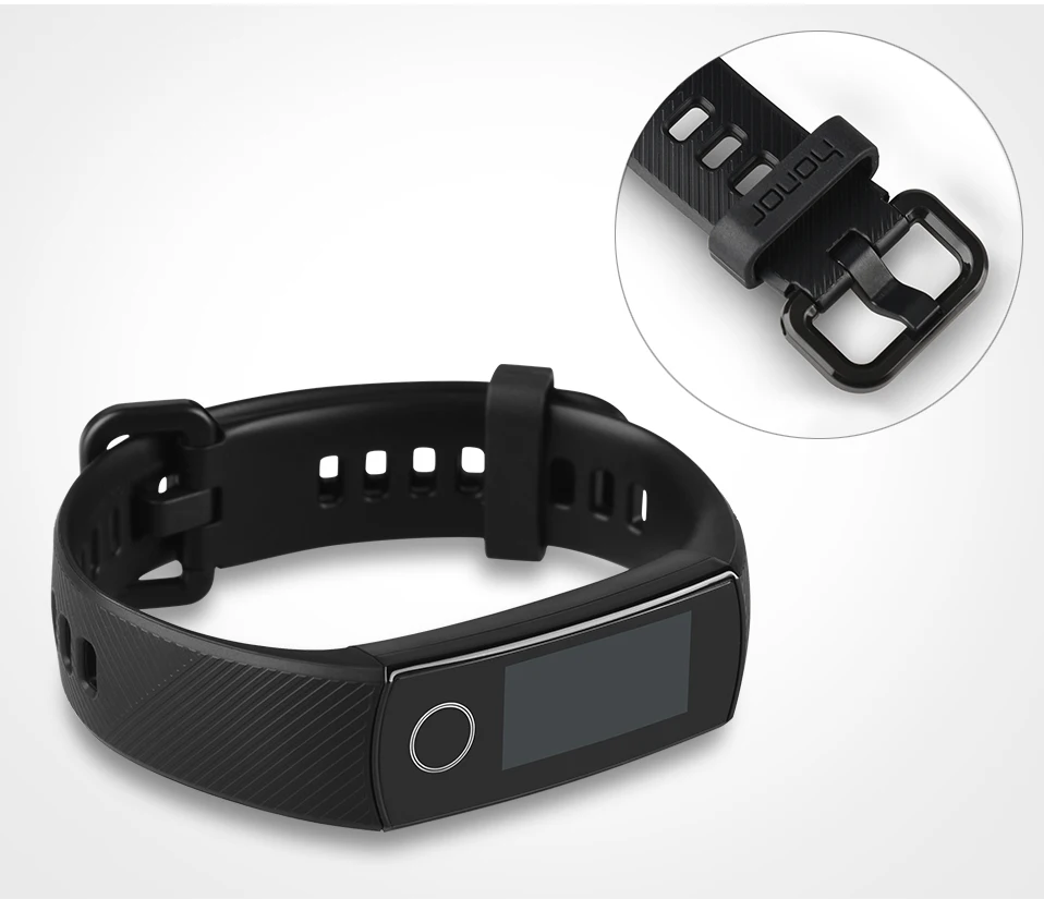 Huawei Honor Band 4/4, умный Браслет для бега, 0,95 дюймов, умный OLED, для плавания, водонепроницаемый, Bluetooth, фитнес-трекер, сенсорный экран