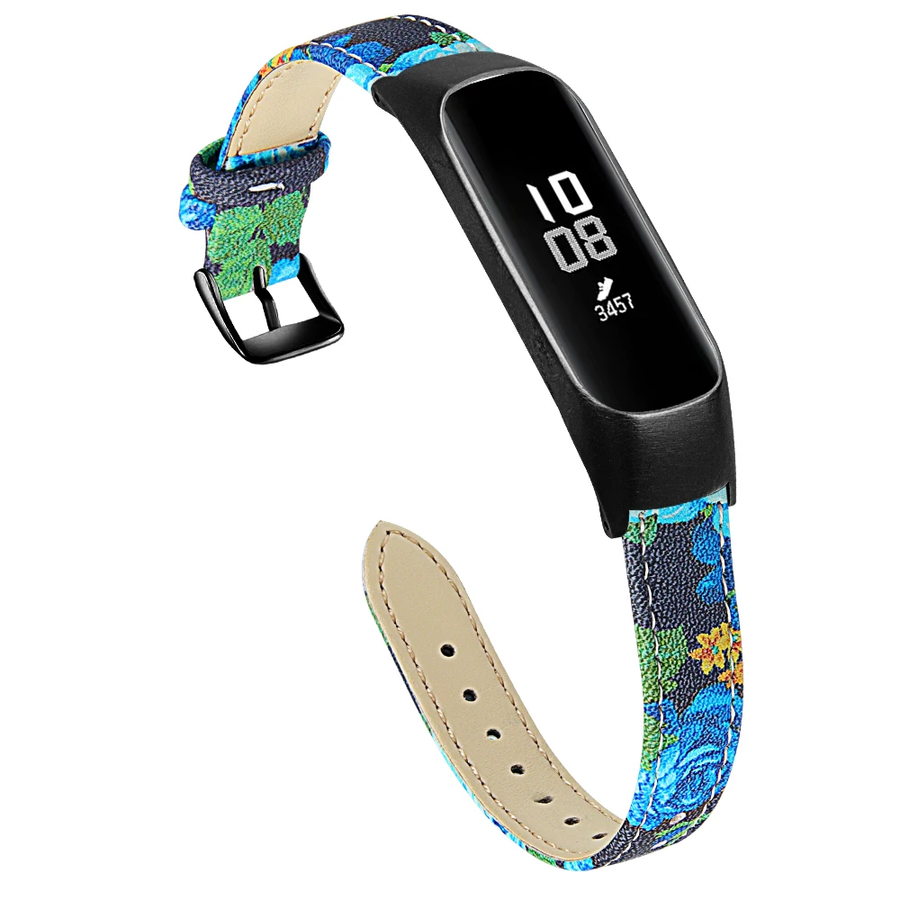 Подлинный классический кожаный ремешок для samsung galaxy fit-e SM-R375 ремешок с чехлом с пряжкой Шестерня классические ремешки бизнес-часы