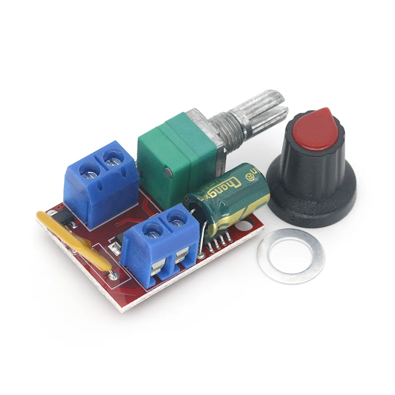Hot Sale Mini 5A PWM Max 90W DC Motor Speed Controller Module 3V-35V Control Switch LED Dimmer | Обустройство дома