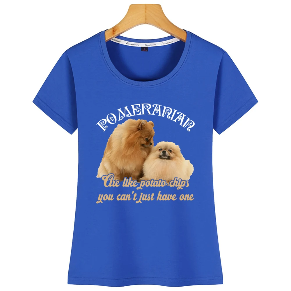 Топы Футболка Для женщин померанского шпица любовь собаки Kawaii надписями