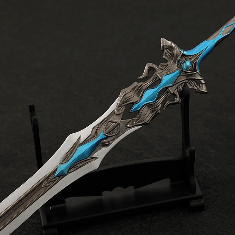 alloy sword toy 30cm seven kills sword weapon model full metal crafts ornaments cosplay animation game peripherals toys free global shipping