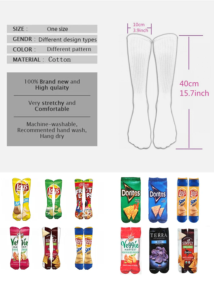 3D женские носки ponozky skarpety bamboo много chaussette femme happy calzini natale autumnpokemon art calcetines mujer уличная одежда