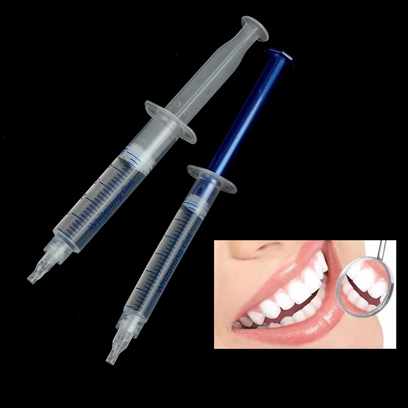 

5Pcs/lot Teeth Whitening Peroxide Dental Bleaching System Oral Gel Kit Tooth Whitener Gel Teeth Whitening Products Whitening Gel