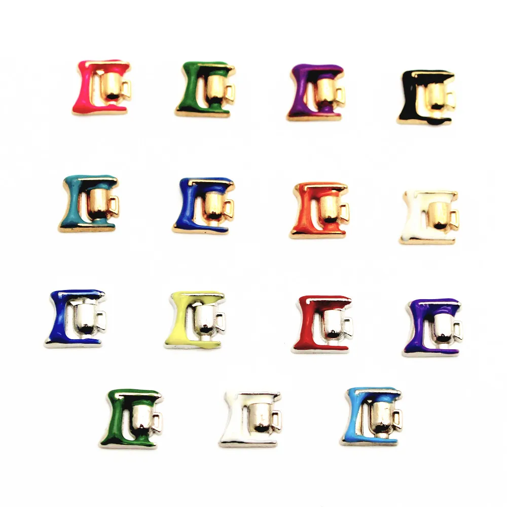 

20 шт./лот, смешанные цвета, швейная машина, плавающие шармы, ручная работа, «сделай сам» для стеклянных медальонов