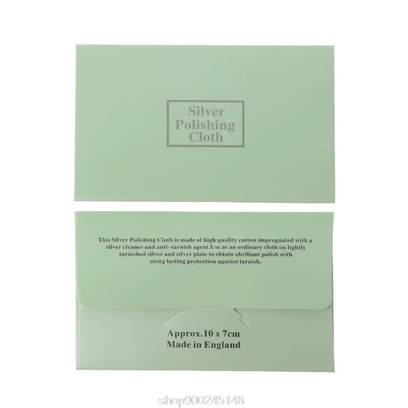 10 шт ткань для полировки ювелирных изделий цвет серебристый Золотой Чистый