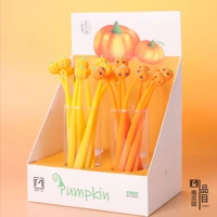 16pcs cute creative small fresh neutral pen pumpkin garden 0 5mm black student supplies office supplies