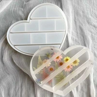 moon heart flower shaped jewelry organizer resin mold crescent display tray mould diy trinket holder storage rack home decor