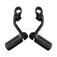 motorcycle 1 14 highway engine guard long angled foot pegs mount for harley dyna fat bob softail sportster xl1200 883