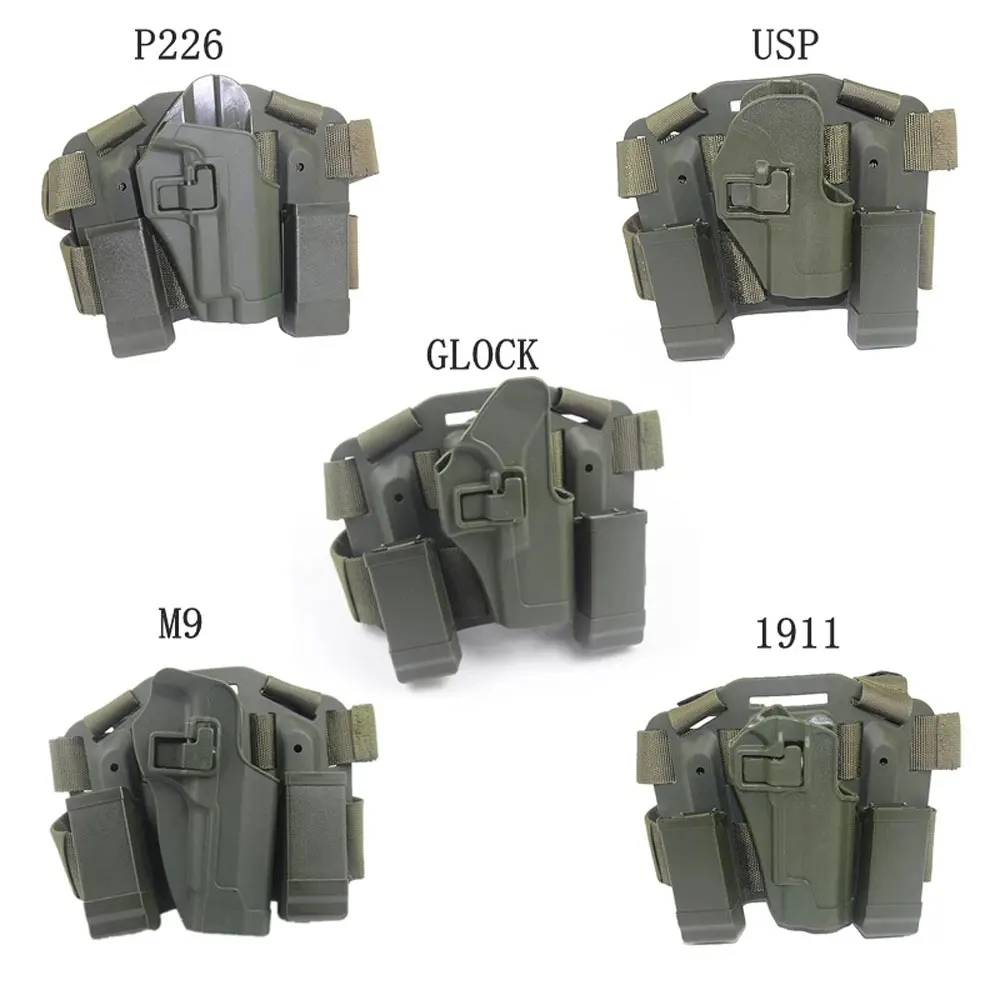 

Кобура для пистолета CQC для Glock USP P226 M9 1911 страйкбольная тактическая кобура на бедро для ног платформа для пистолета аксессуары для охоты