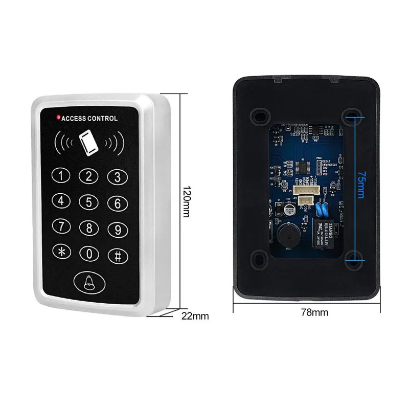 RFID Клавиатура система контроля доступа 10 шт. EM4100/TK4100 брелоки открывалка двери для домашней системы блокировки
