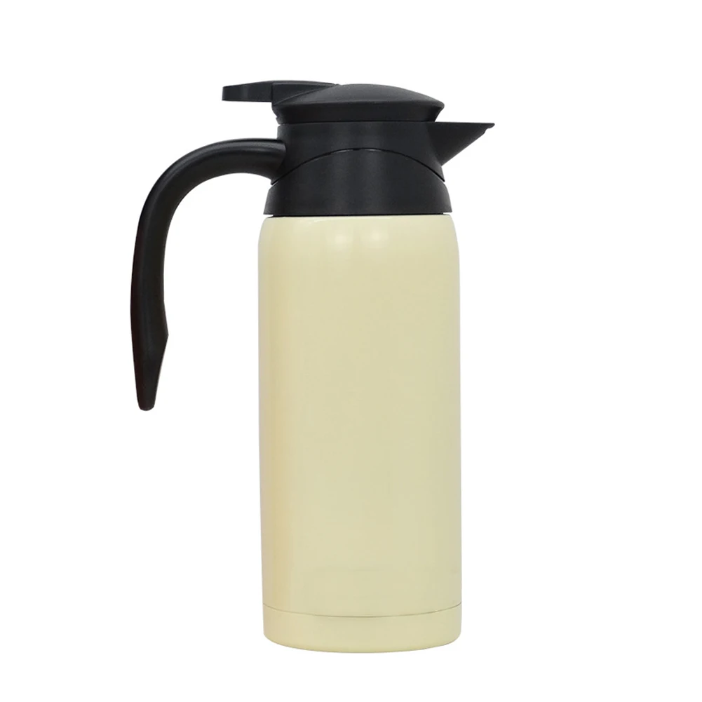 Портативный автомобильный нескользящий чайник для чая и кофе из нержавеющей