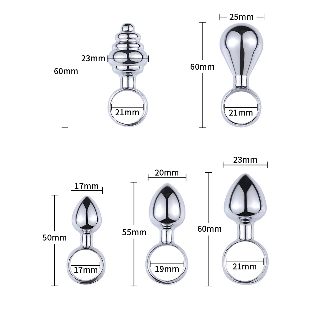 Металлическая Анальная пробка секс-игрушки для мужчин массажер простаты
