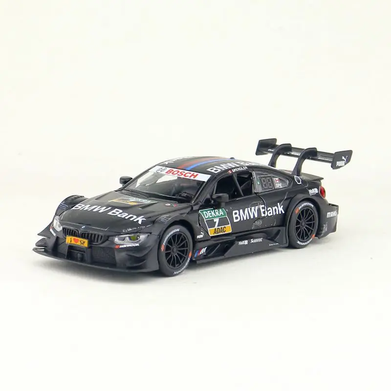 

High Simulation Exquisite Diecasts & Toy Vehicles: RMZ city Car Styling M4 DTM Racing 1:32 Alloy Diecast Model Sounds and Light