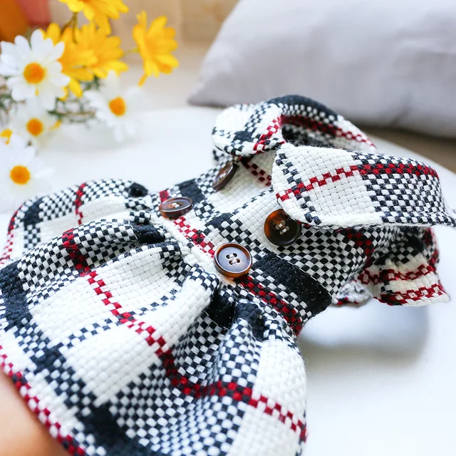 Luxury Lady Sweet Cat Dog Dress Autumn Winter Pet Party Wedding XS XL Girl Yorkies Chihuahua Puppy disfraz perro Skirt Supplies 4
