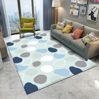 2021 geometric printed carpet flannel rug for living room alfombra bedroom area rugs modern floor k%d0%be%d0%b2%d0%b5%d1%80 for parlor mat home