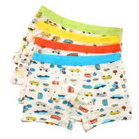 3pclot random colors soft breathable boys boxer kids underwear underpants modal for children 2 8y