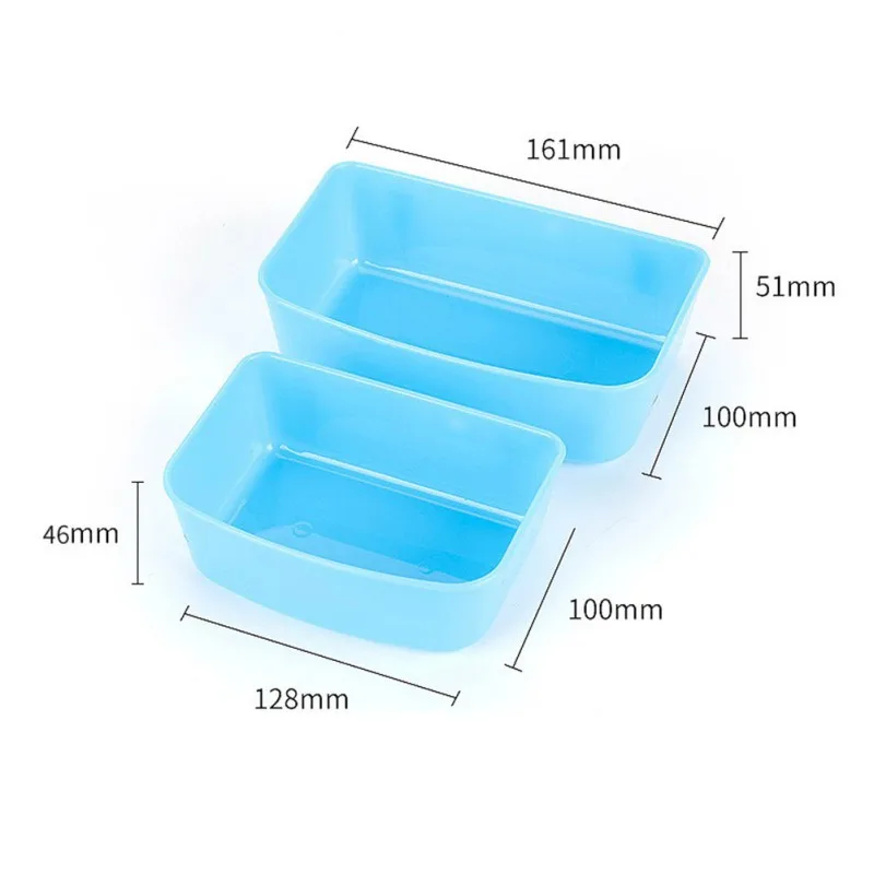 Portable Pet Food Bowl Hanging For Travel Cage Carrier Box Plastic Cat Feeder Thickened Container Outdoor Supplies | Дом и сад