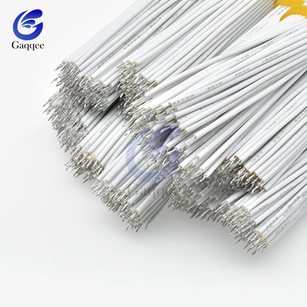 24AWG 100 шт./упак. 8 см двойной Луженый провод UL1007 припой 6 цветов соединительный