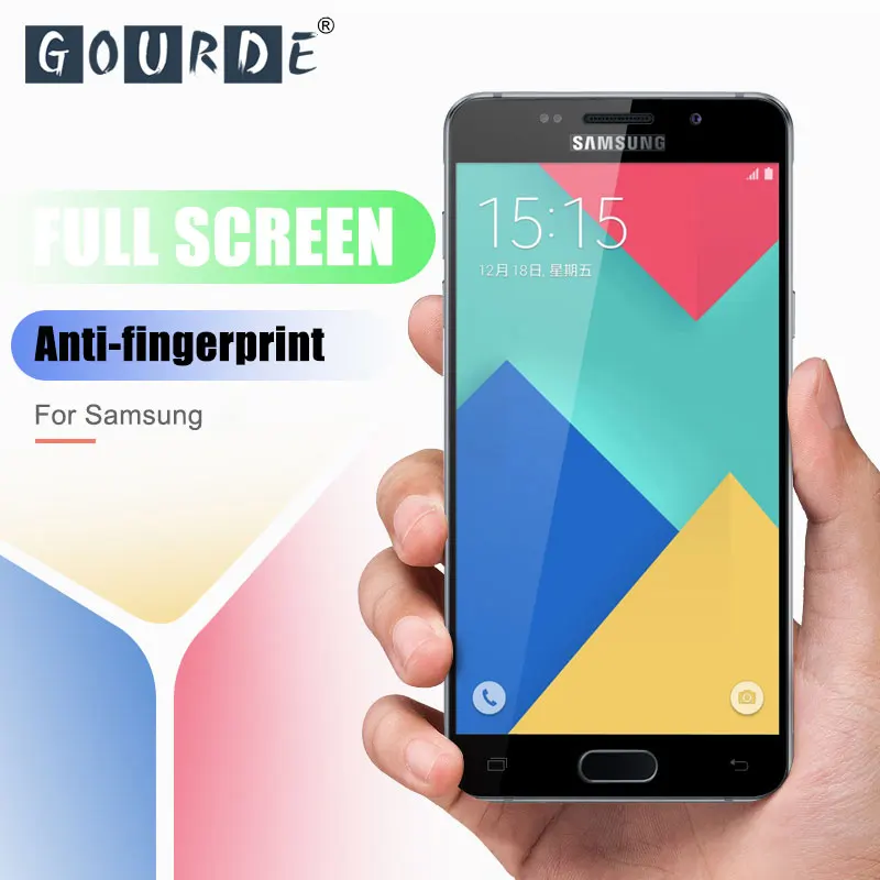 Gourde Защитное стекло для samsung galaxy J5 J7 J3 2017 J4 J6PLUS J6 J8 2018 закаленное защитное