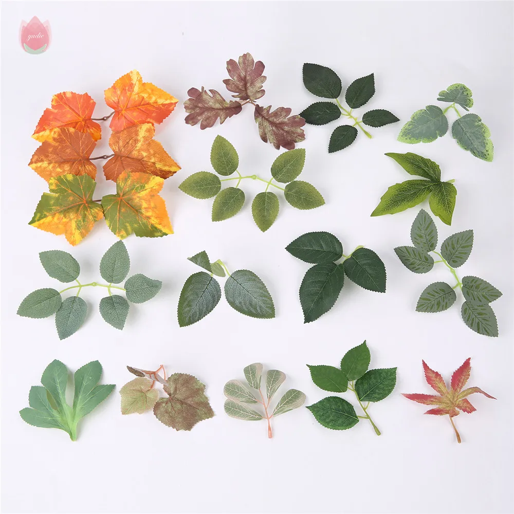 50 шт. кленовые листья искусственные имитация Хэллоуин осенние для декора