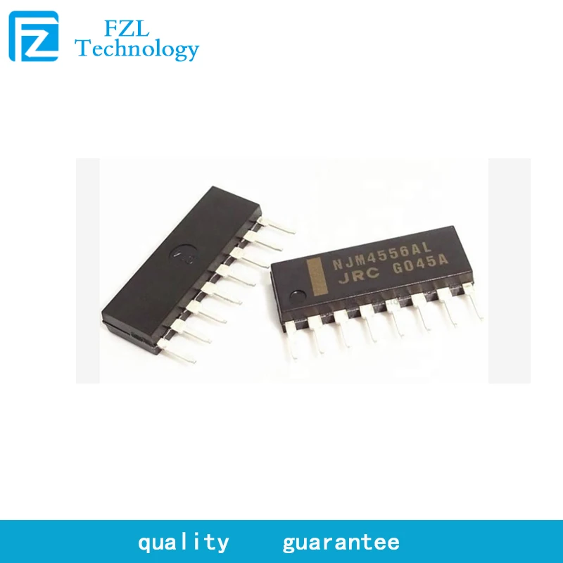Оригинальный новый чип 50 шт. NJM4556AL JRC4556 SIP8 Power IC |