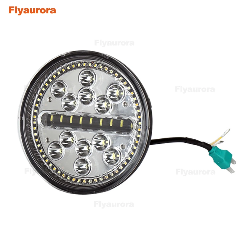 2 шт 7 дюймов светодиодные фары &quotфара мотоцикла светодиодный задний фонарь с DRL