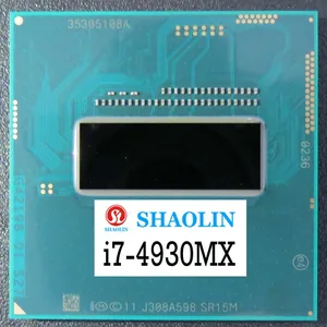 i7-4930MX i7 4930MX SR15M 3.0GHz Quad-Core Eight-Thread CPU Processor 8M 57W Socket G3/rPGA946B Original SHAOLIN Official Versio