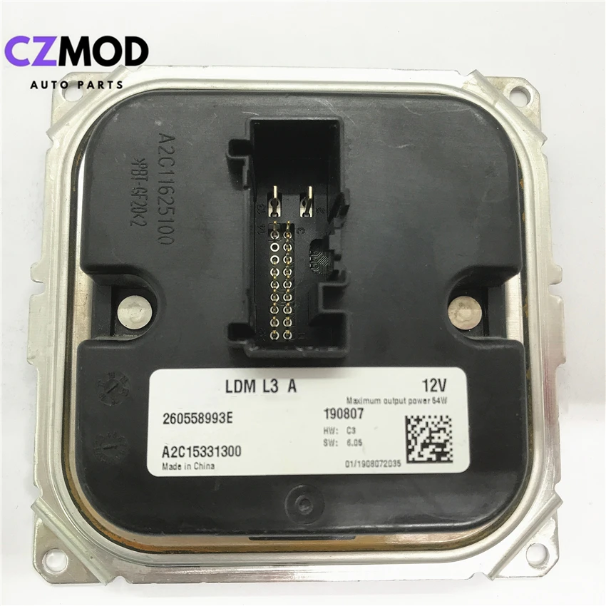 

CZMOD оригинальный 260558993E A2C15331300 лампа управления компьютерным модулем для NISSAN автомобильные аксессуары
