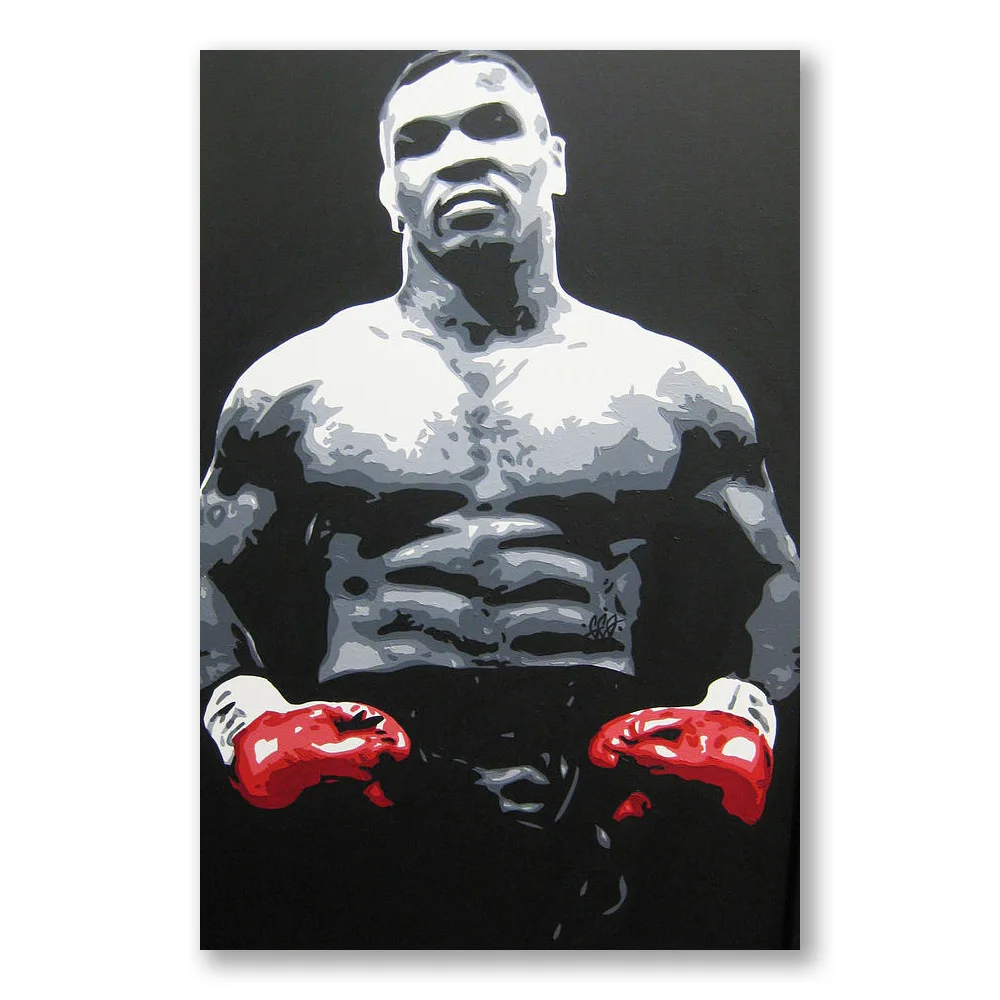 RB-006 Алмазная краска ing Mike Tyson DIY Алмазная краска ing Boxing 5D полная квадратная мозаика Спортивная краска горный хрусталь стежок для украшения дома - Цвет: RB-006