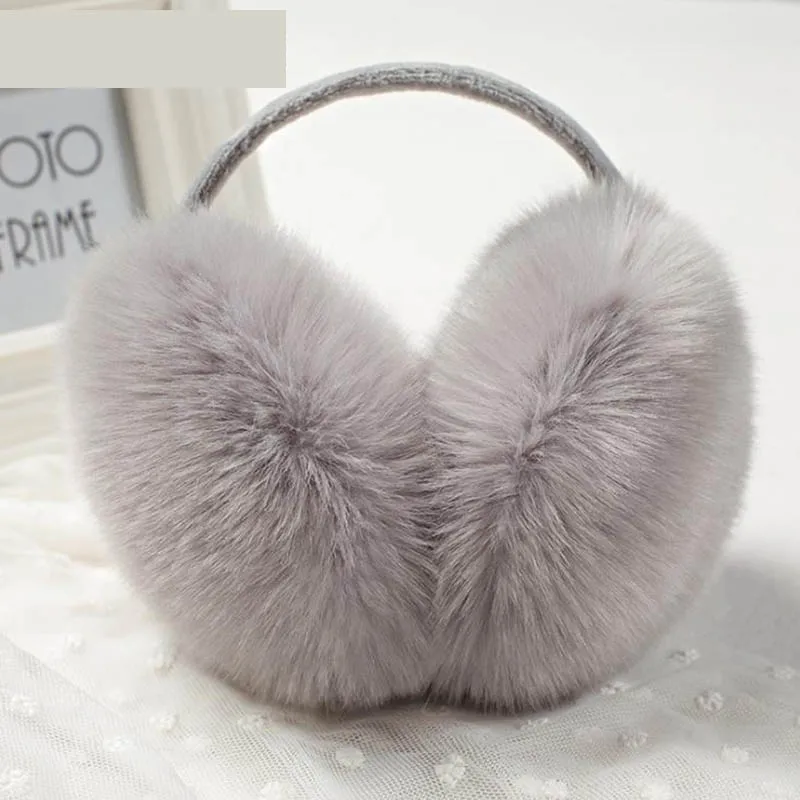 Calymel зимние женские наушники милые из искусственного кроличьего меха для ушей